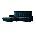 Moderne Eetbank met Stijlvolle Stiksels en Comfortabele Ottomane